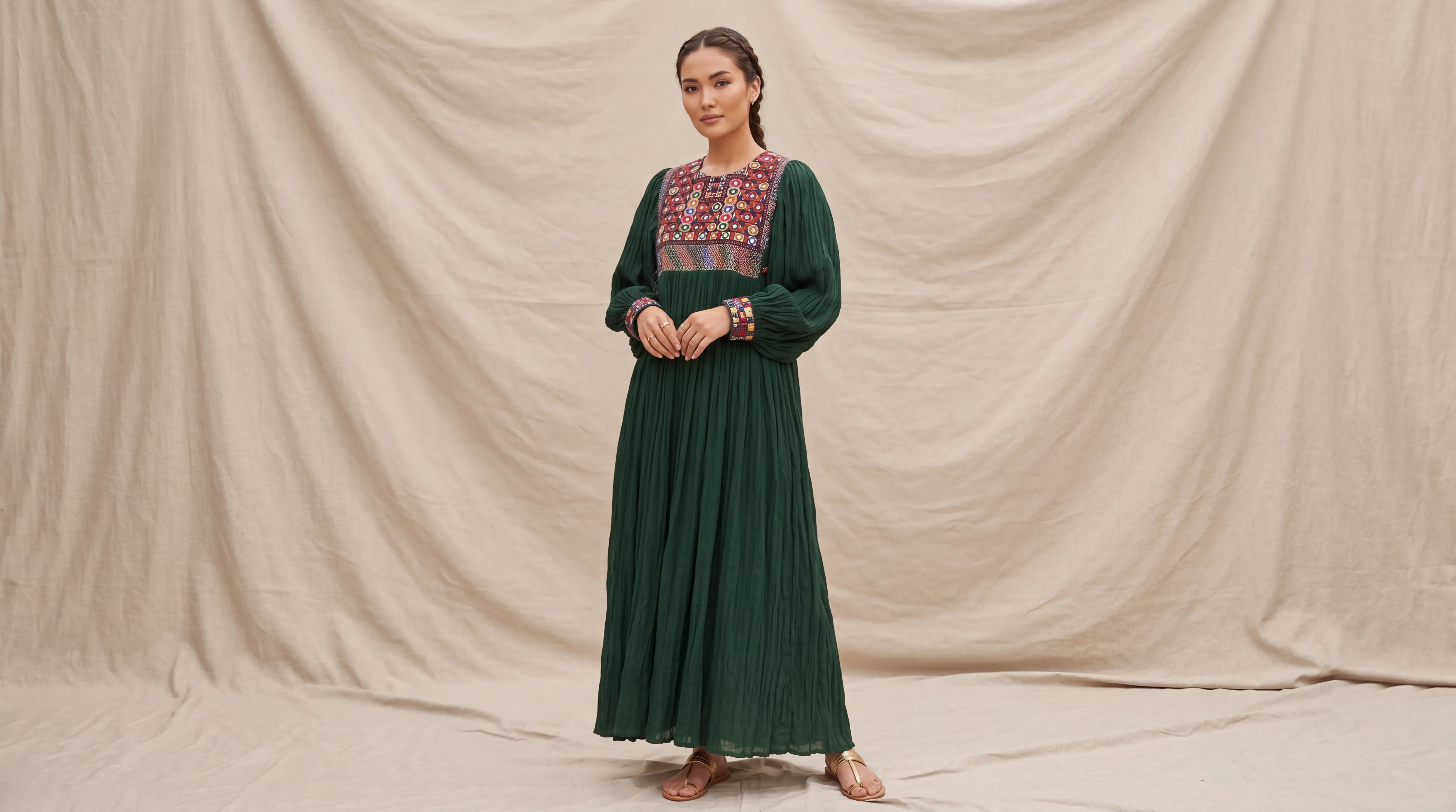 Sabz Gul Heritage Afghan dress
